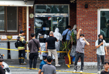 [포토뉴스] 경산 아파트서 방화 추정 화재로 8명 중경상