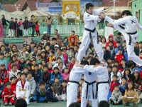 화려한 발차기
