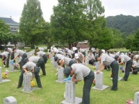 대전ㆍ충남 기무부대원, 국립묘지 추모행사