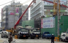 대흥동 주상복합 건설현장 ‘짜증길’