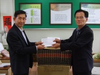 강기덕 금호중 총동창회장 모교장학금