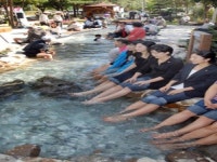 족욕체험만으로도 피로가 싹~