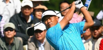 최경주 2R 단독선두