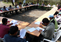 서산 음암면 이장회의 눈길