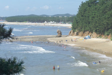 안면도 해수욕장, 마음을 쪽빛으로 물들였다