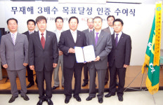 갤러리아百 동백점, 무재해 달성
