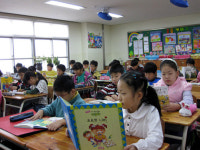 조치원 교동초, 아침에 책읽기 운동