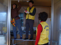 진천우체국, 경로당 도배 봉사