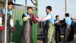 한국수자원공사 논산수도서비스센터, 독거노인 가구에 연탄 배달