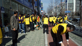 대전 한신교회, 둔산동 일대 대청소