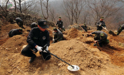 건군 최대 6·25 전사자 유해발굴 시작…금산 백암산 600고지 르포