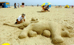 모래놀이도 이 정도면 예술
