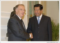 PORTUGAL - JORGE SAMPAIO WITH JIA QUINGLIN