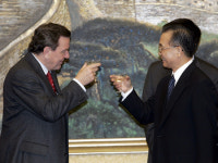 슈레더 총리 중국 방문