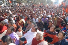 NEPAL ELECTION BOYCOTT DEMONSTRATION