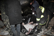 UKRAINE YEVPATORIYA EXPLOSION OF BUILDING