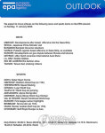 EPA OUTLOOK