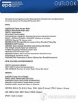 EPA OUTLOOK