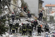 FRANCE ACCIDENTS HOUSE COLLAPSE
