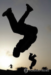 MIDEAST ISRAEL PALESTINIANS PARKOUR