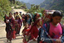 NEPAL EARTHQUAKE AFTERMATH