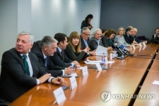 BELGIUM EU CATALONIA MAYORS IN BRUSSELS
