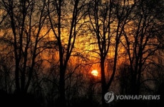 INDIA KASHMIR SUN SET