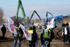 POLAND COLLIERS PROTEST AGAINST IMPORT OF RUSSIAN COAL