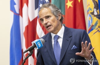 우크라 핵 안전 문제 설명하는 IAEA 사무총장