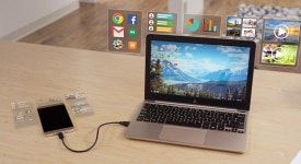 스마트폰을 노트북처럼…‘슈퍼북’ 시선집중