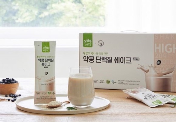 CJ오쇼핑, 비건 인증 '오하루 단백질 쉐이크' 판매 | 포토뉴스