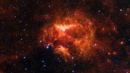 NASA, 할로윈 맞아 호박모양 성운 사진 공개