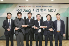 KT클라우드, 틸론·한글과컴퓨터·티맥스오에스·안랩·씨유박스와 국산 DaaS MOU