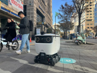 강남 테헤란로 로봇배달 거점 떠올라