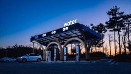 워터, 서여주휴게소에 목재 캐노피 전기차 충전소 운영