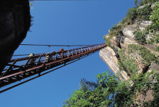[막걸리 산행] 케이블카 타고 구름다리 건너 대둔산 정상