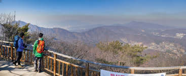 [겨울안전산행-광교산] 겨울에도 선크림 필수… 코로 호흡해야 폐부담 적어