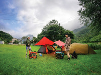 [낭만야영 - 순창 용궐산] 밤새 자갈 같은 굵은 비 이장님은 우리가 떠내려간 줄…