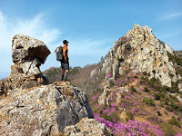 [전라도의 숨은 명산 주작~덕룡] 산악 어드벤처 종합세트,  두 손 다 써야 오르는 산