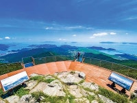 [지도 위를 걷다 완도 상왕산] 장엄한 다도해 흰 코끼리 등에 올라타다