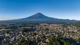 10월에 눈 없는 후지산, 관측 이래 처음