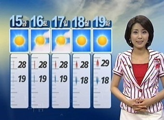 [날씨] 전국 약한 비…더위 주춤 25도 안팎
