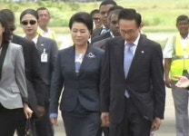 이 대통령 두번째 순방국 파나마 도착, 정상회담