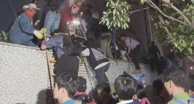 한진중공업 용역-노조지지자 충돌…수십명 부상