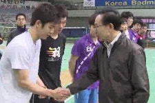 이 대통령, 런던올림픽 대표 선수단 격려