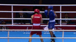 영국 아담스, 여자 복싱 최초 금메달 영광