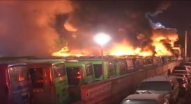 발산동 화재 버스차고지 노선 16일 정상운행