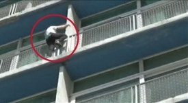 [영상] 내가 스파이더맨…27층 빌딩 정복기