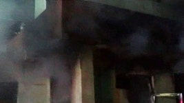 창원 택시회사 방화 추정 화재…긴급대피 소동