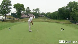 US오픈골프 스테파니, 메리언골프장서 첫 홀인원